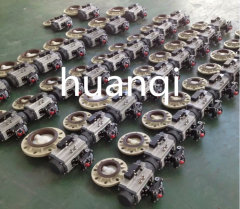 氣動(dòng)PP對(duì)夾蝶閥